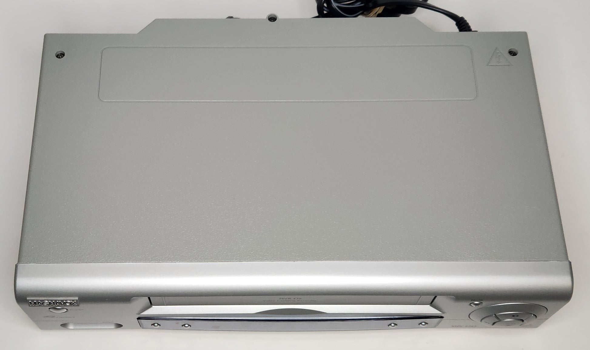 Magnavox MVR430 VCR, 4-Head Mono - Top