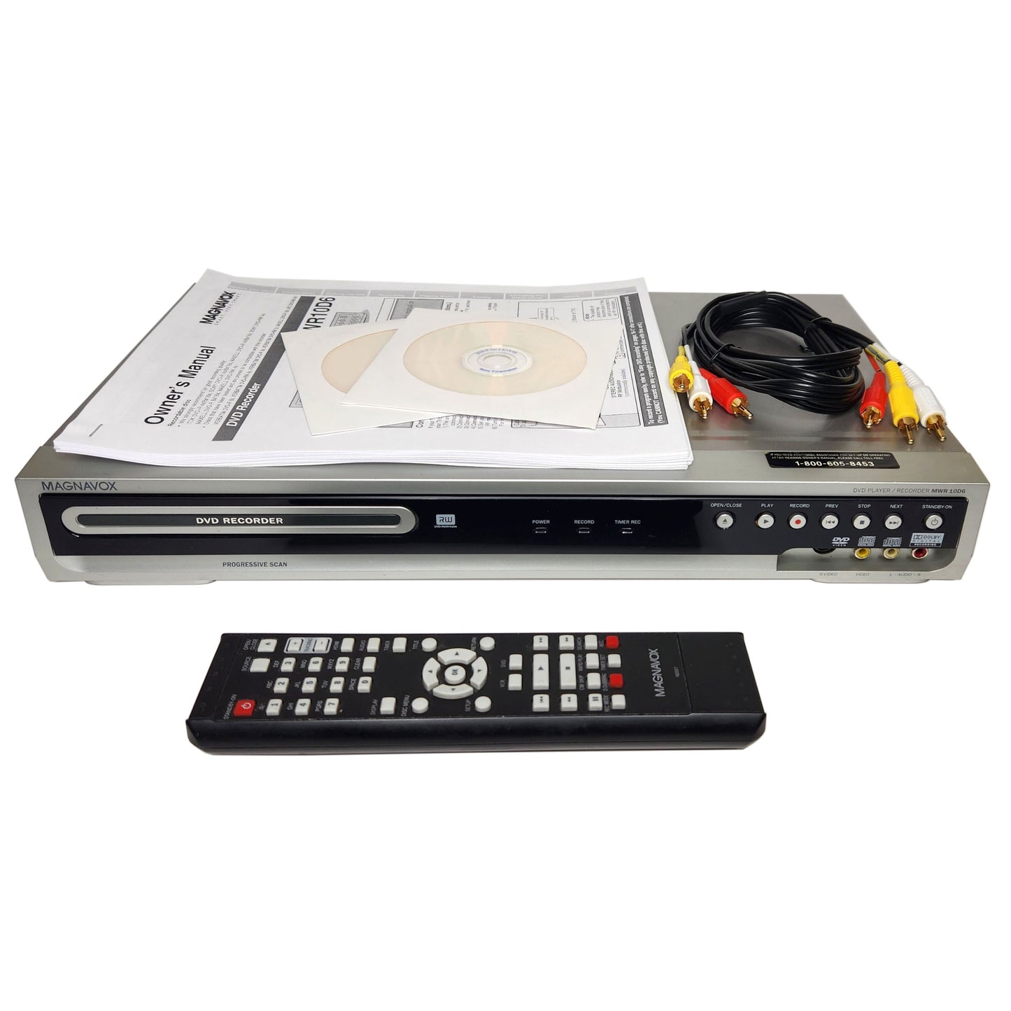 Magnavox MWR10D6 DVD Recorder