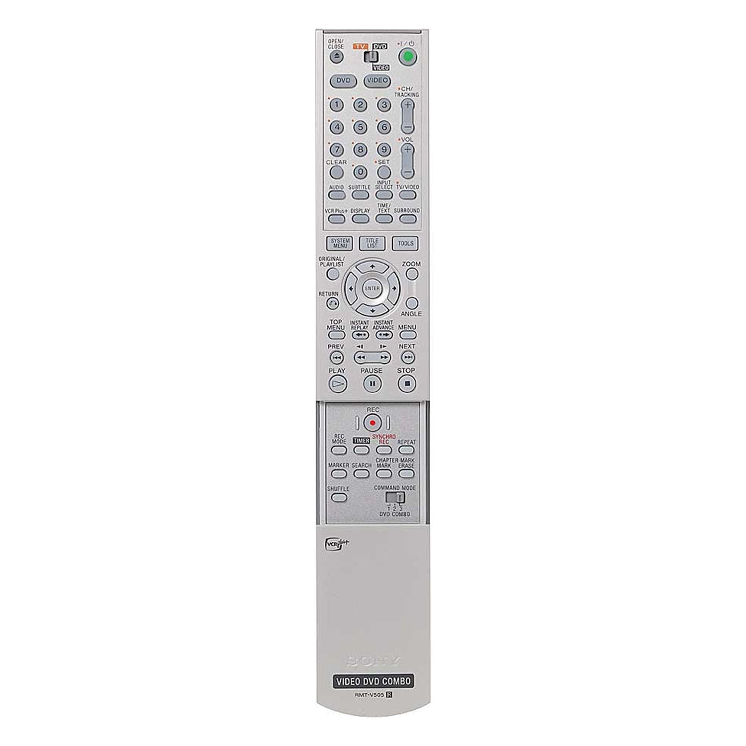 Sony RDR-VX500 VCR/DVD Recorder Combo - Remote Control, Door Open