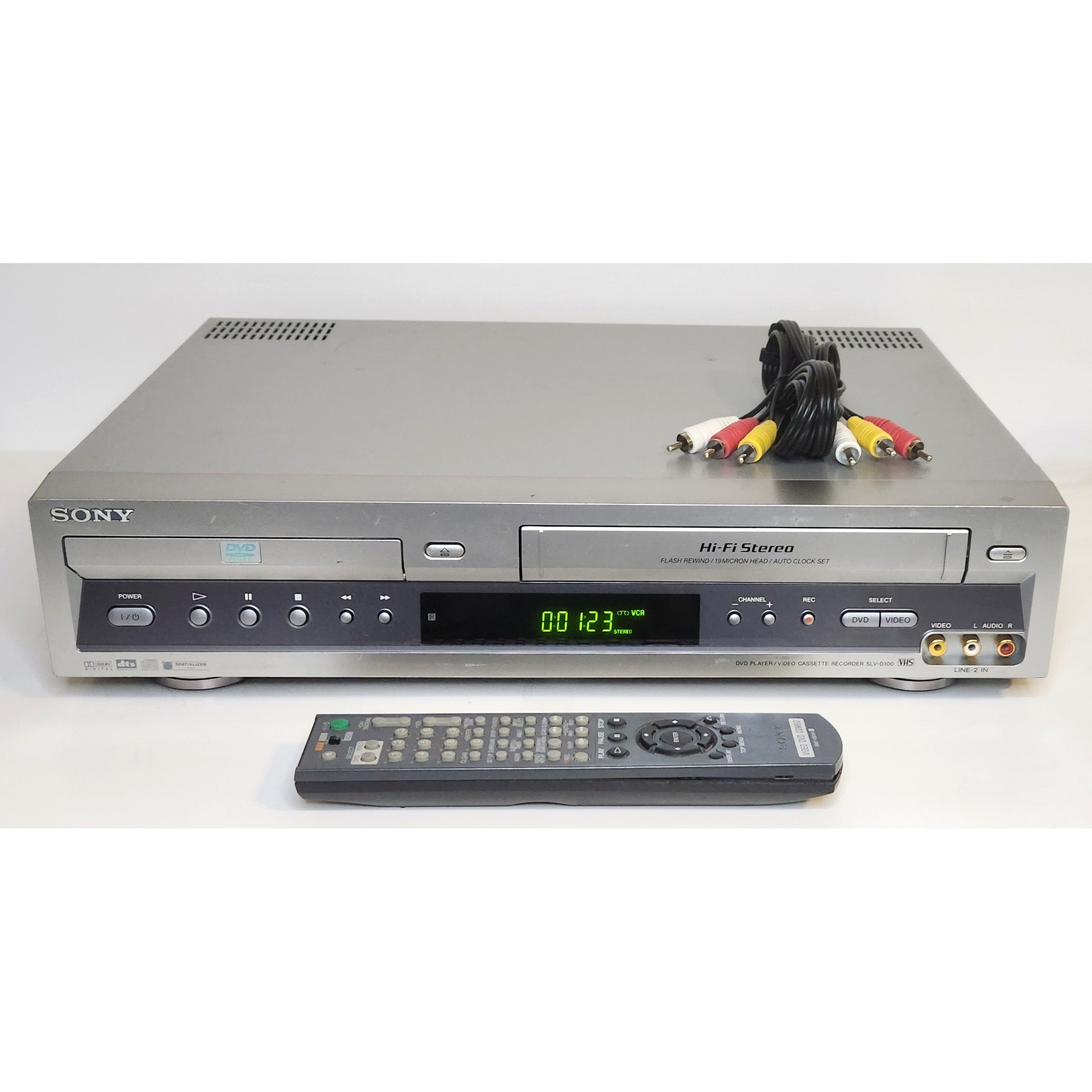 Sony SLV-D100 DVD Player / VHS Video Cassette outlet Recorder