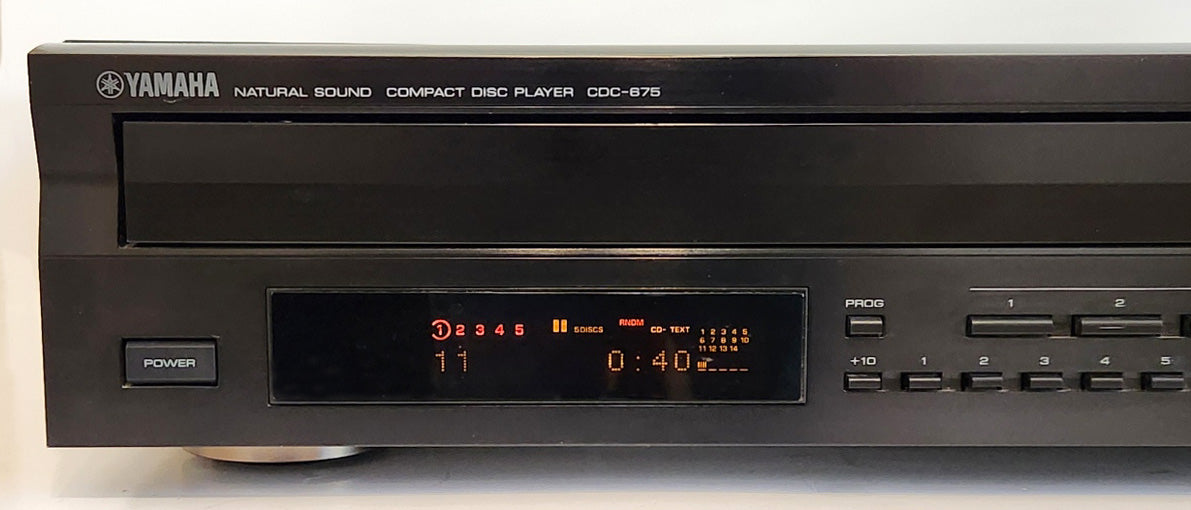 Yamaha CDC-675 5-Disc Carousel CD Changer - Left