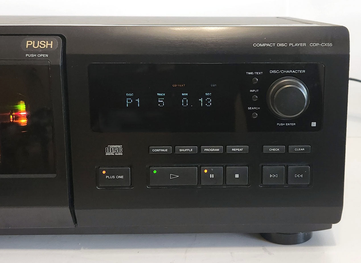 Sony CDP-CX55 MegaStorage 50+1 CD Changer - Right