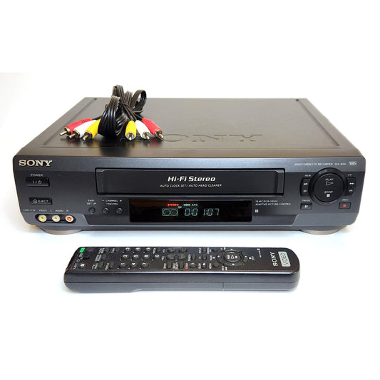 Sony SLV-N50 VCR, 4-Head Hi-Fi Stereo