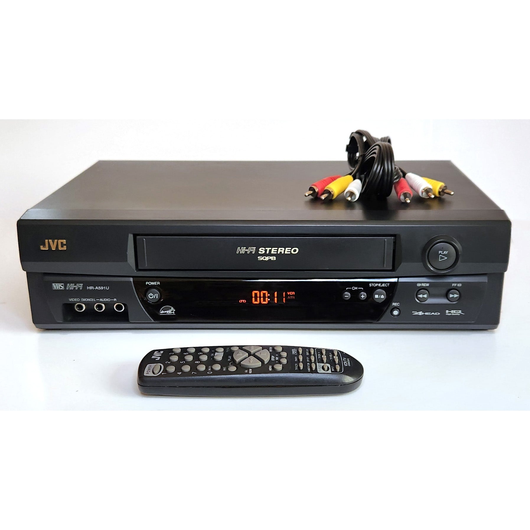 JVC HR-A591U VCR, 4-Head Hi-Fi Stereo