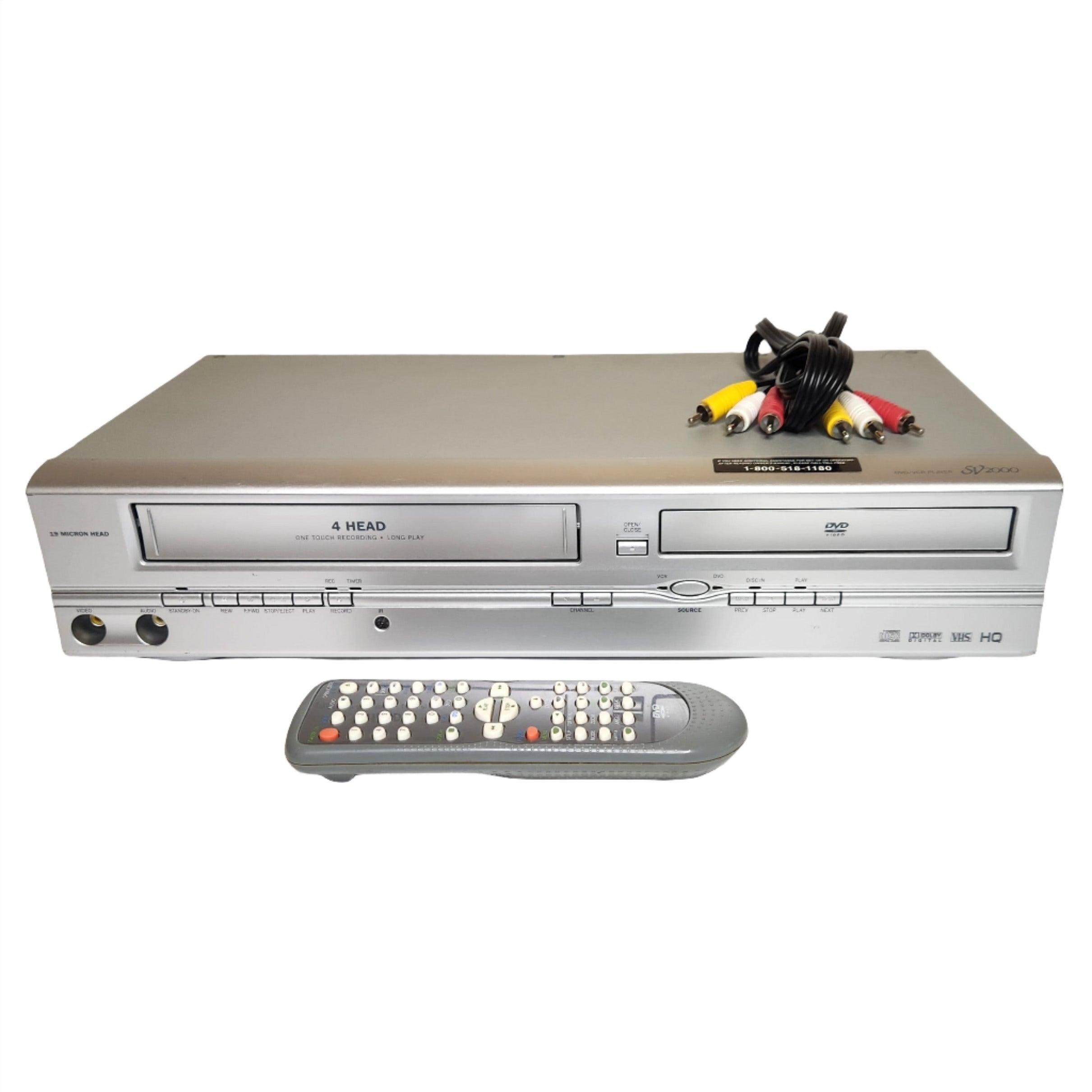 SV2000 WV805 VHS VCR/DVD Player Combo – VCR-DVD.com
