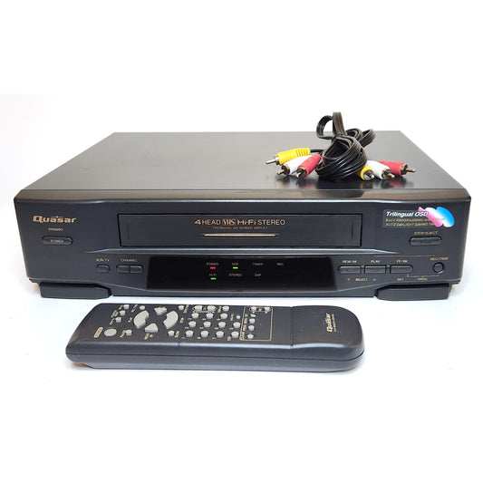 Quasar (Panasonic) VHQ660 VCR, 4-Head Hi-Fi Stereo