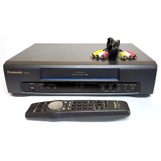 Panasonic PV-7400 Omnivision VCR, 4-Head Mono