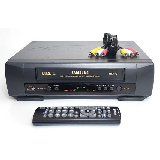 Samsung VR8409 VCR, 4-Head Hi-Fi Stereo
