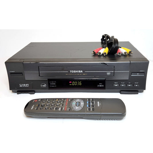 Toshiba W-55 VCR, 4-Head Hi-Fi Stereo