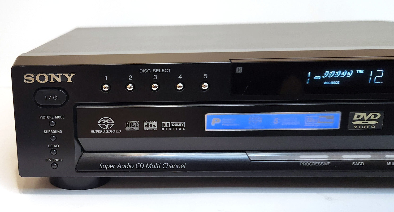 Sony DVP-NC685V DVD/CD Player, 5 Disc Carousel Changer - Left
