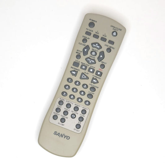 Sanyo N108A Remote Control for VCR/DVD Combo