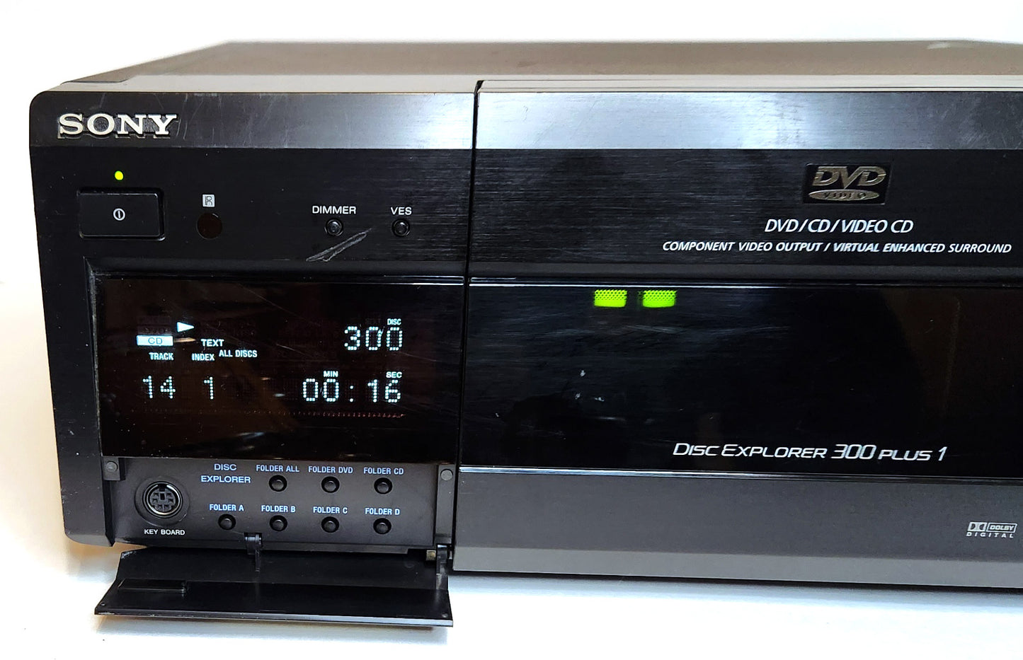 Sony DVP-CX860 MegaStorage 300+1 DVD/CD Changer - Left