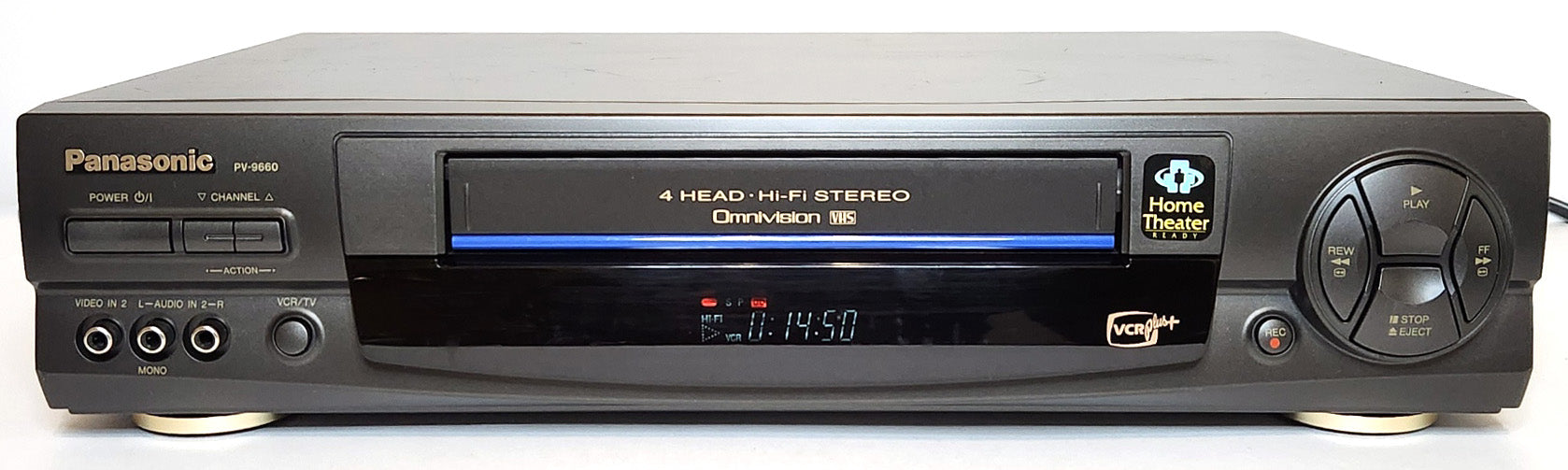 Panasonic PV-9660 Omnivision VCR, 4-Head Hi-Fi Stereo - Front