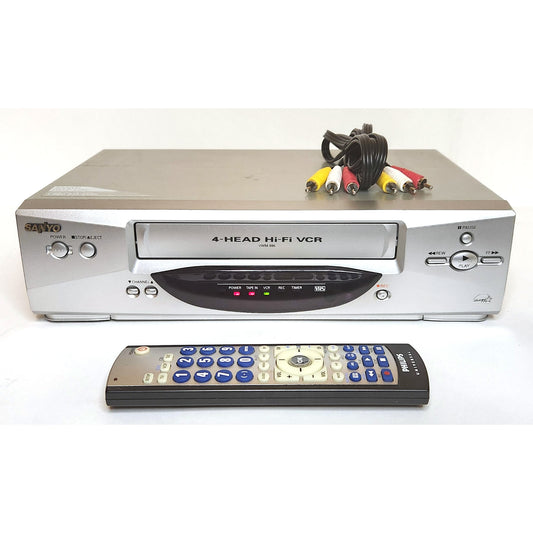 Sanyo VWM-696 VCR, 4-Head Hi-Fi Stereo