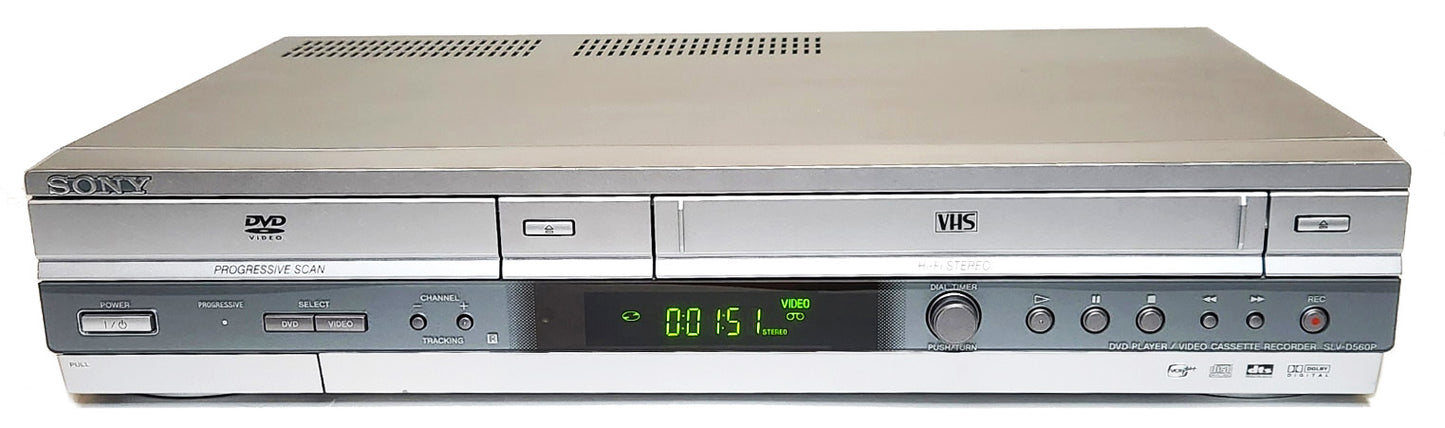 Sony SLV-D560P VCR/DVD Player Combo - Front