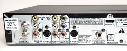 Magnavox MDR533H HDD/DVD Hard Disk Recorder with ATSC Tuner - Connections