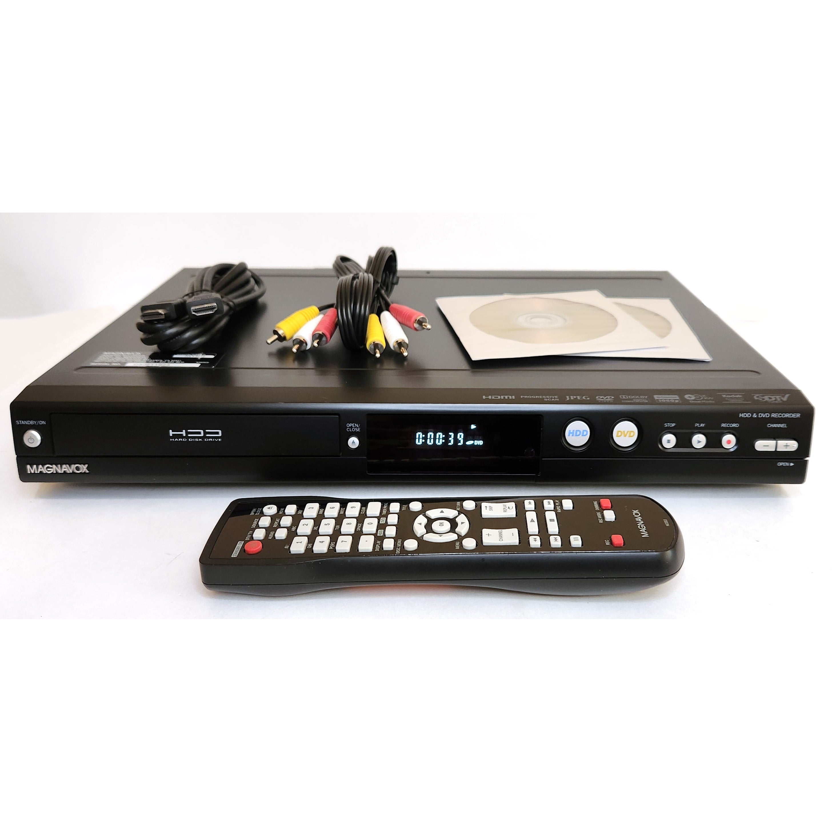 Magnavox MDR533H HDD/DVD Hard Disc Recorder with ATSC Tuner – VCR-DVD.com