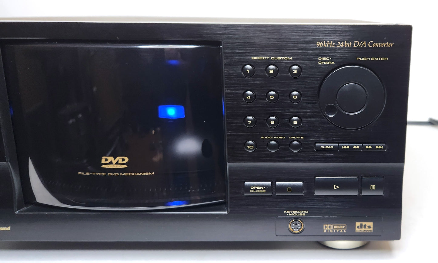 Pioneer DV-F727 300+1 Disc DVD/CD Changer - Right