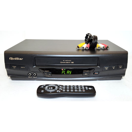 Quasar (Panasonic) VHQ-40M Omnivision VCR, 4-Head Mono