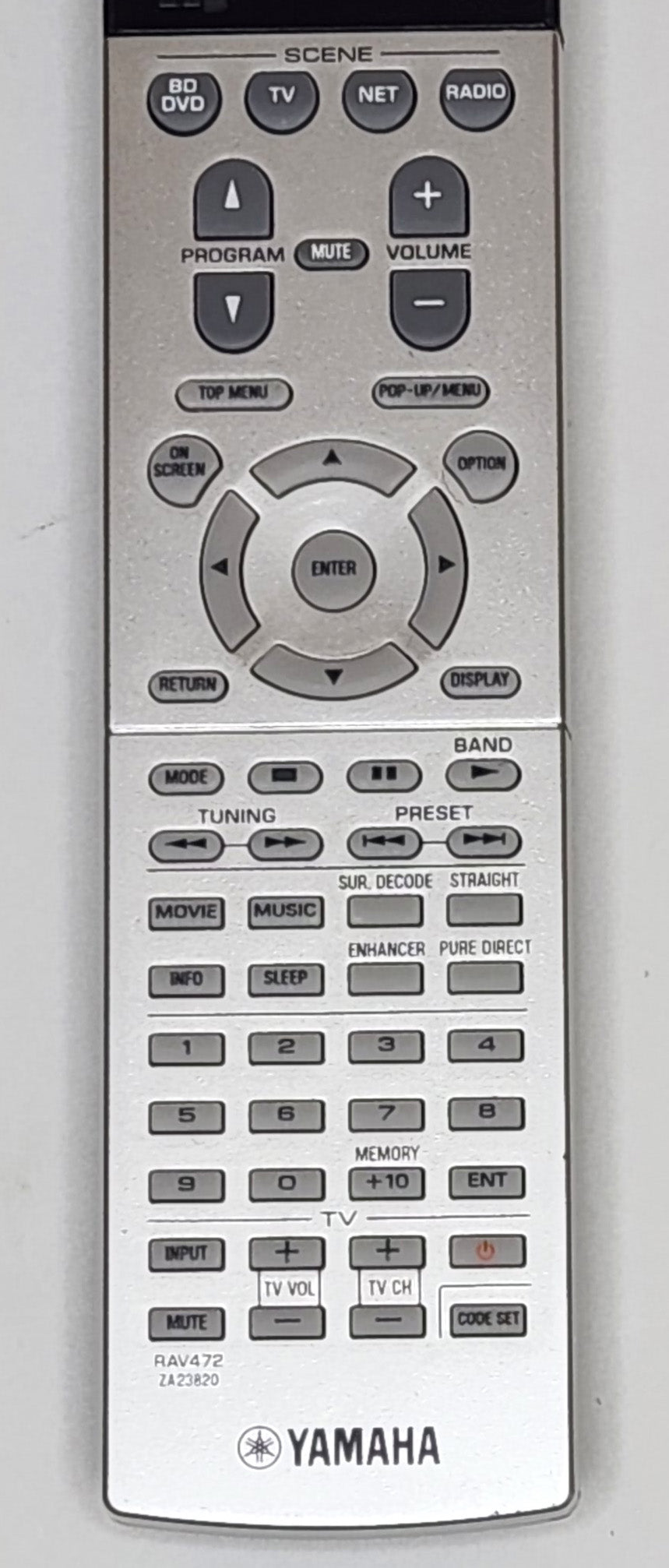 Yamaha RAV472 Remote Control for AV Receivers - Detail 1