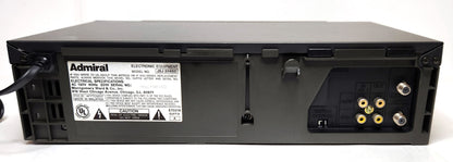 Admiral JSJ20450 VCR, 4-Head Mono - Rear