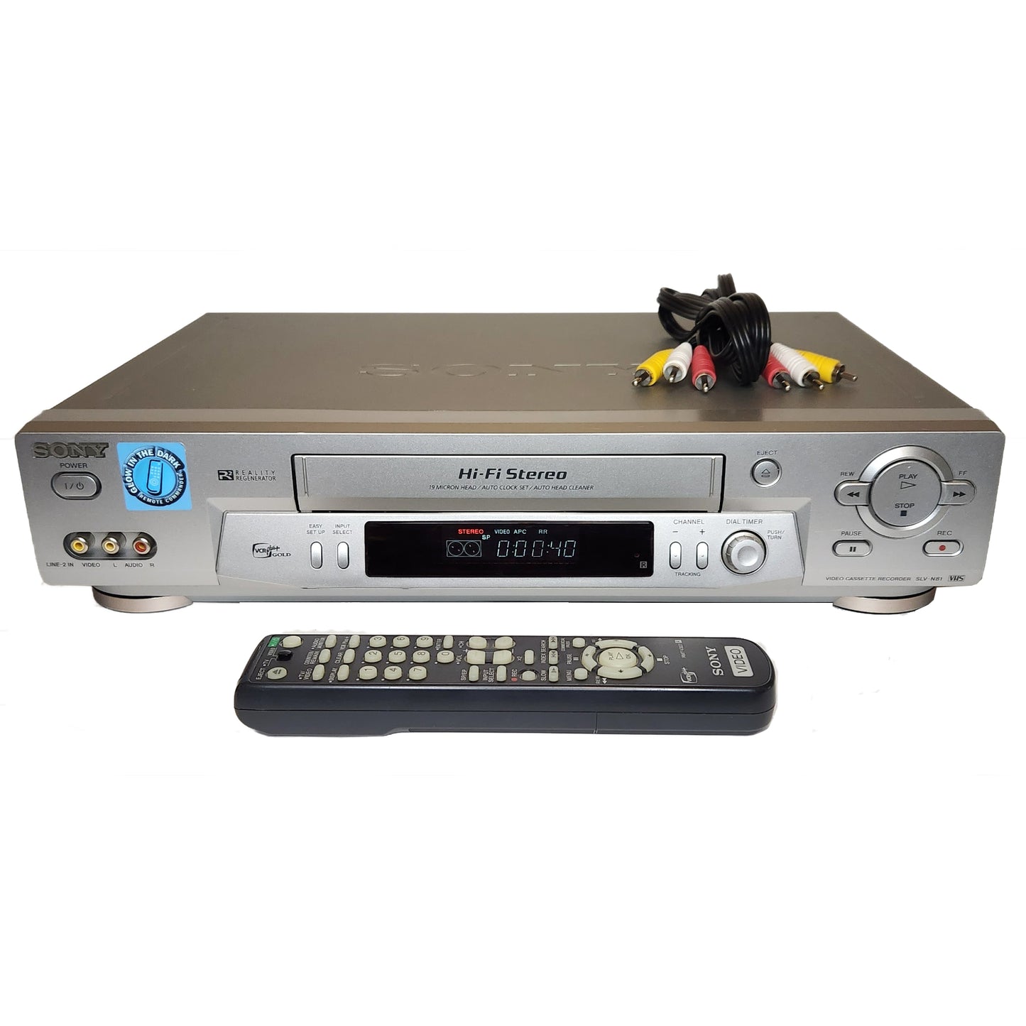 Sony SLV-N81 VCR, 4-Head Hi-Fi Stereo