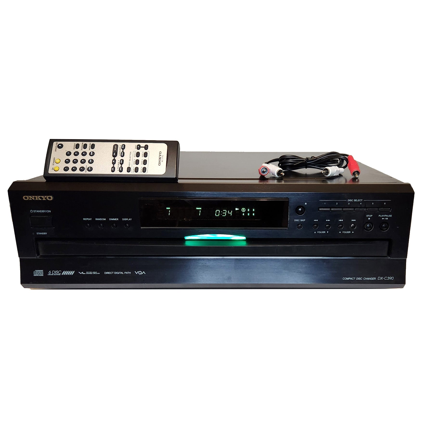 NEW Onkyo DX-C390 6-Disc shops CD Changer Player Black with MP3 CD playback w Remote