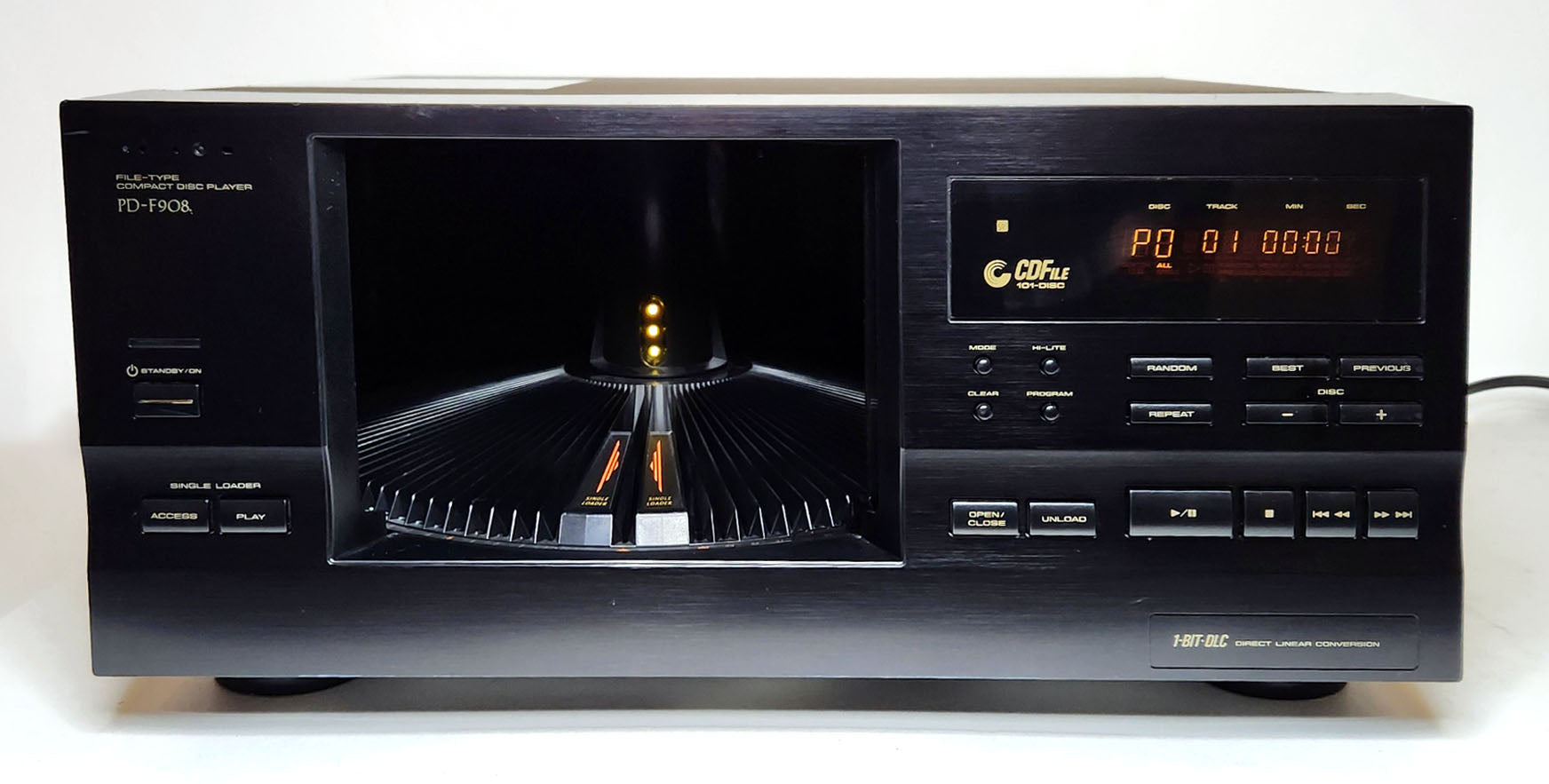 Pioneer PD-F908 100+1 CD Changer - Door Open