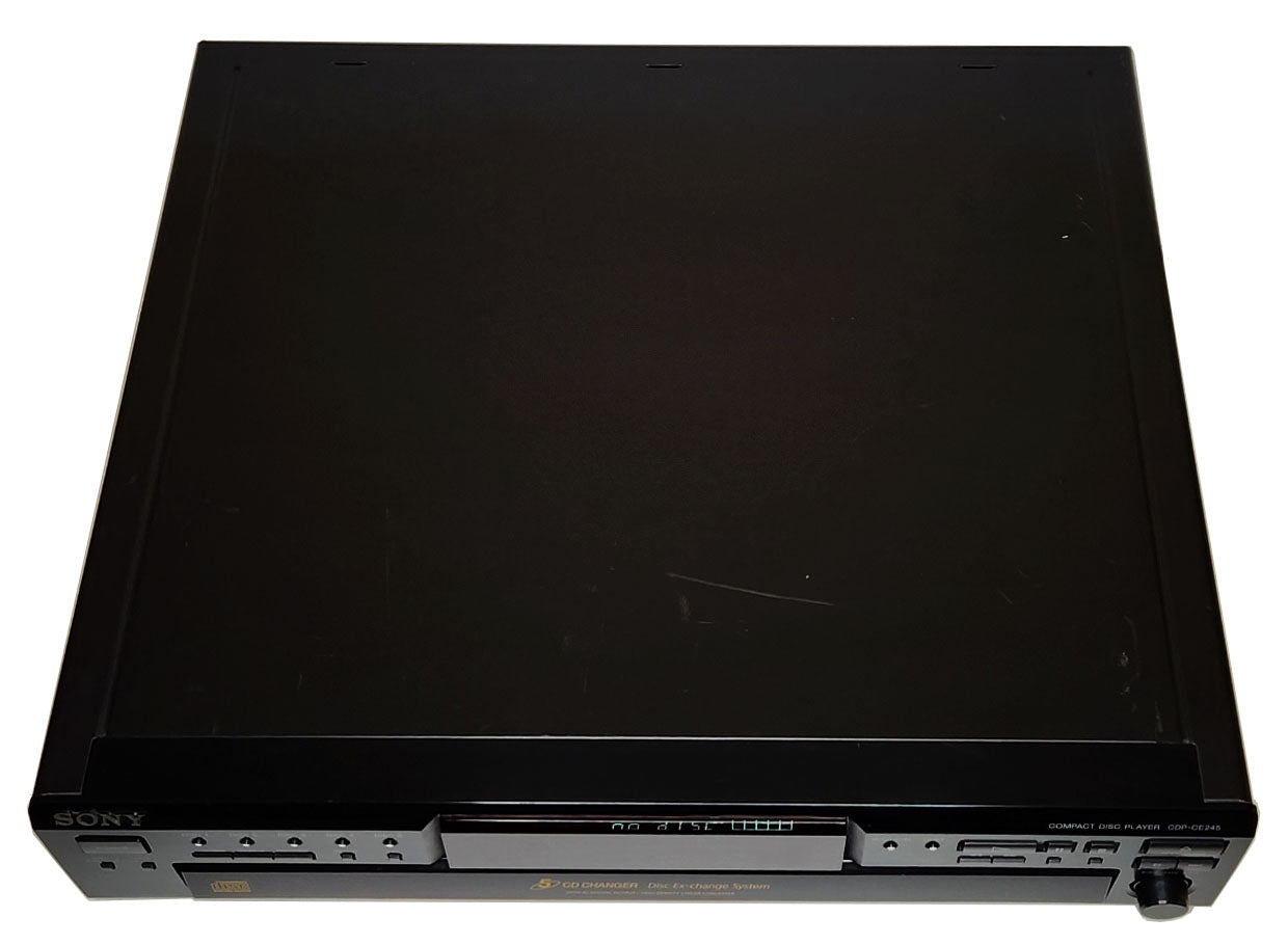 Sony CDP-CE245 5-Disc Carousel CD Changer - Top