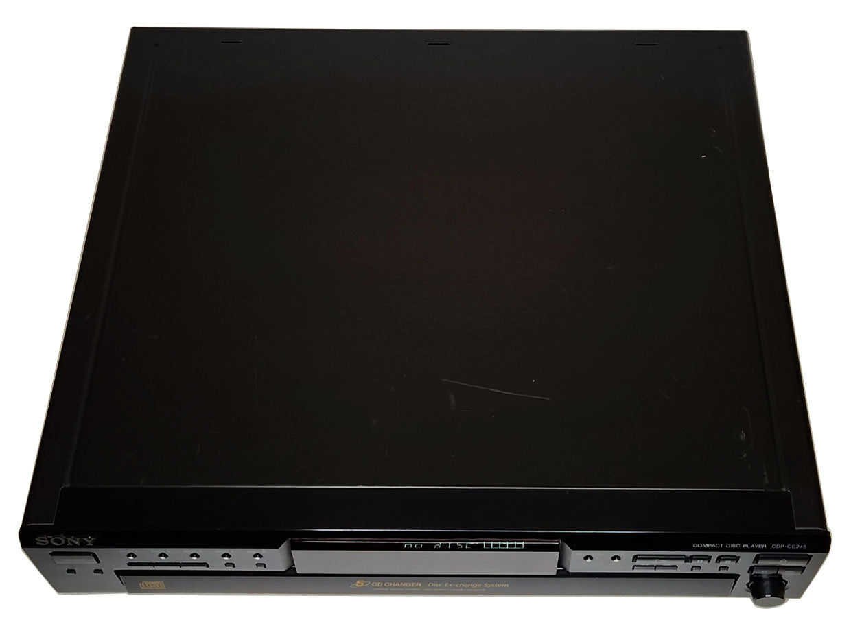 Sony CDP-CE245 5-Disc Carousel CD Changer Player – VCR-DVD.com