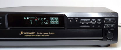 Sony CDP-CE245 5-Disc Carousel CD Changer - Right