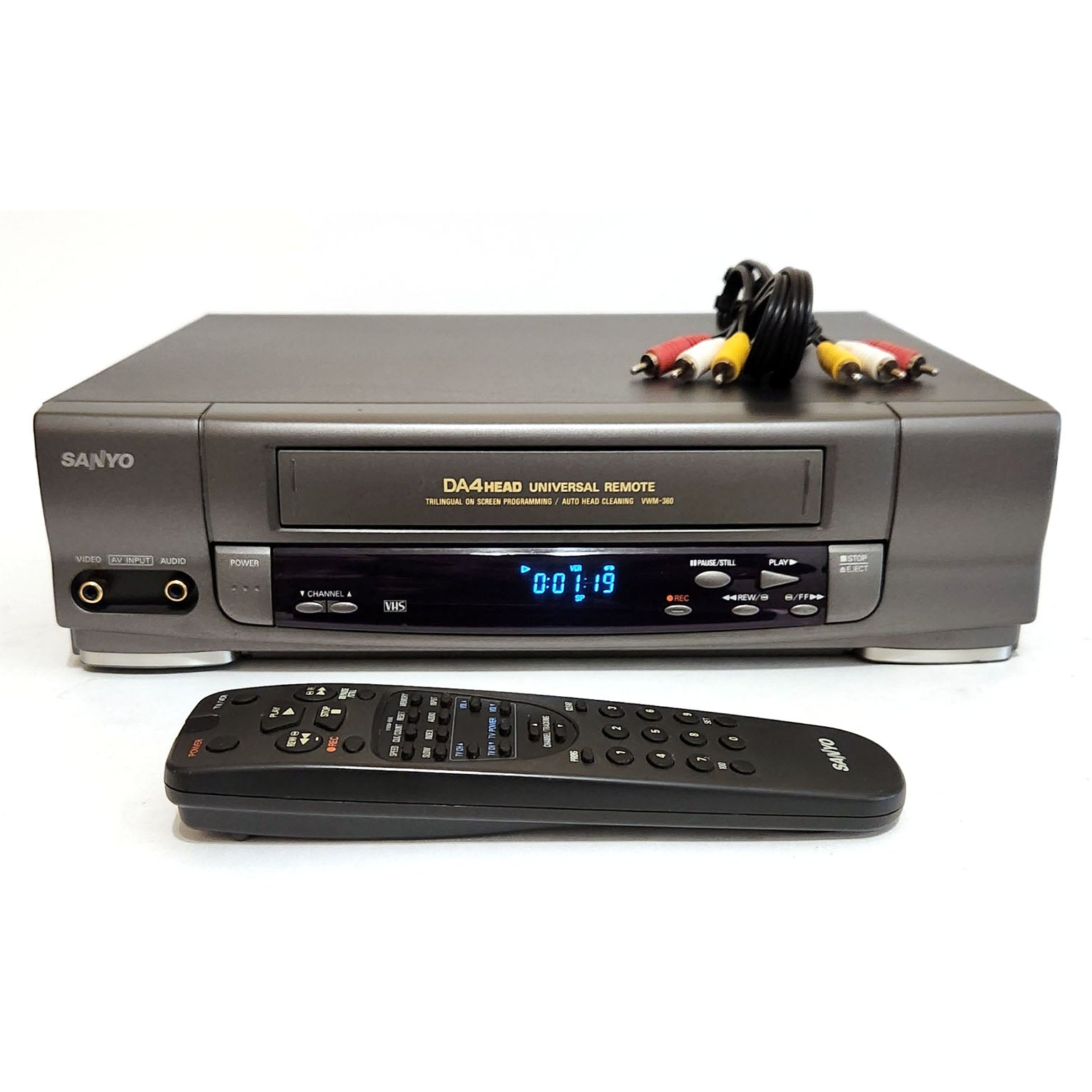 Sanyo VWM-360 VCR, 4-Head Mono