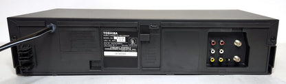 Toshiba W-614 VCR, 4-Head Hi-Fi Stereo - Rear