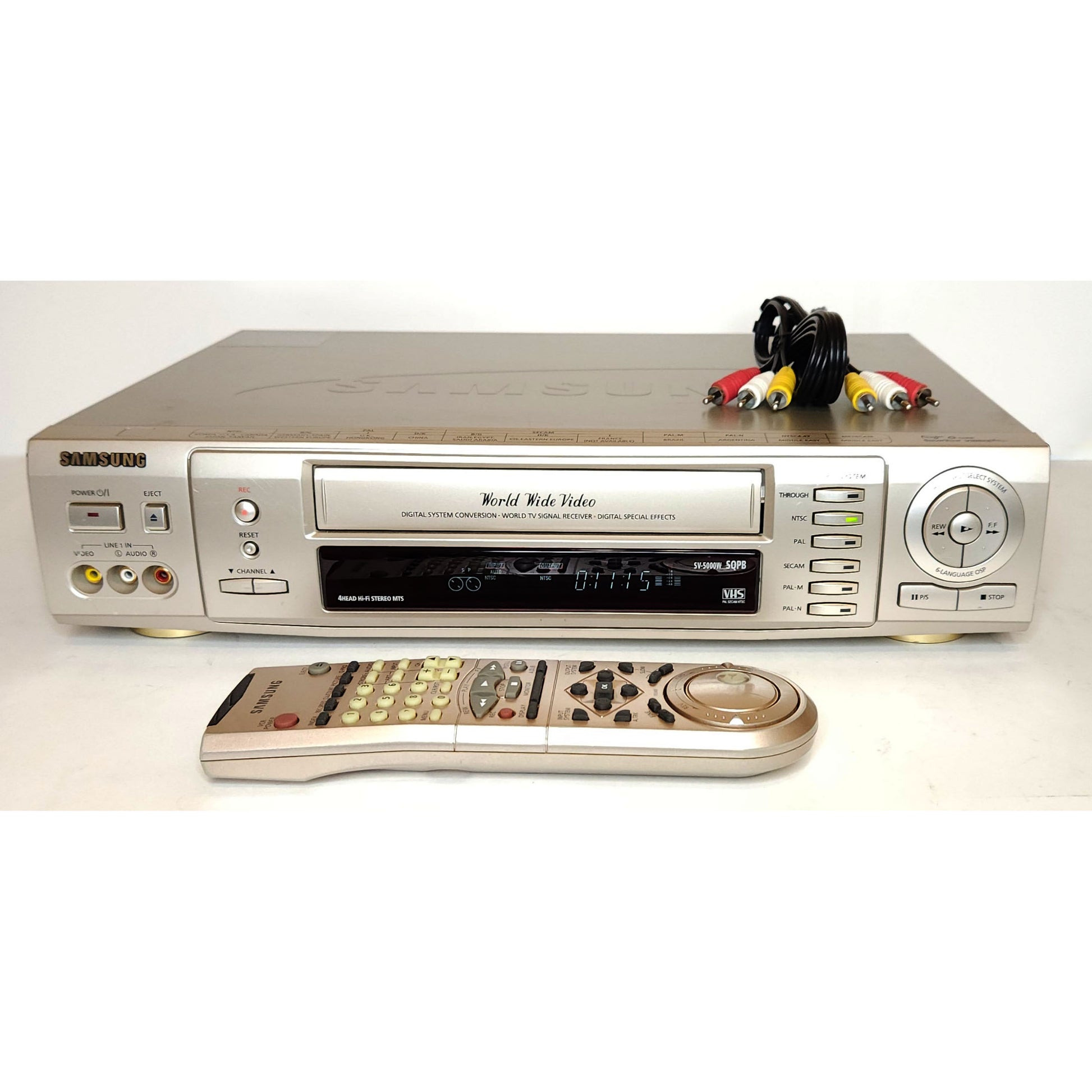 Samsung SV-5000W Worldwide VCR, NTSC, PAL, SECAM