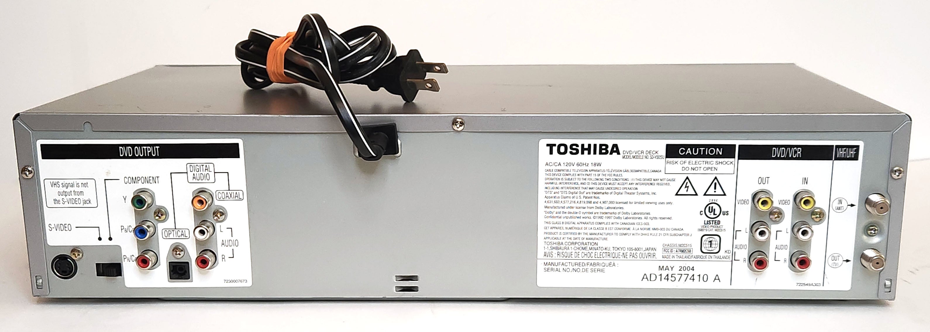 Toshiba vcr combo sd-v392su hot