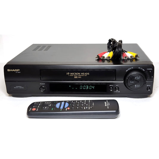 Sharp VC-A552U VCR, 4-Head Mono