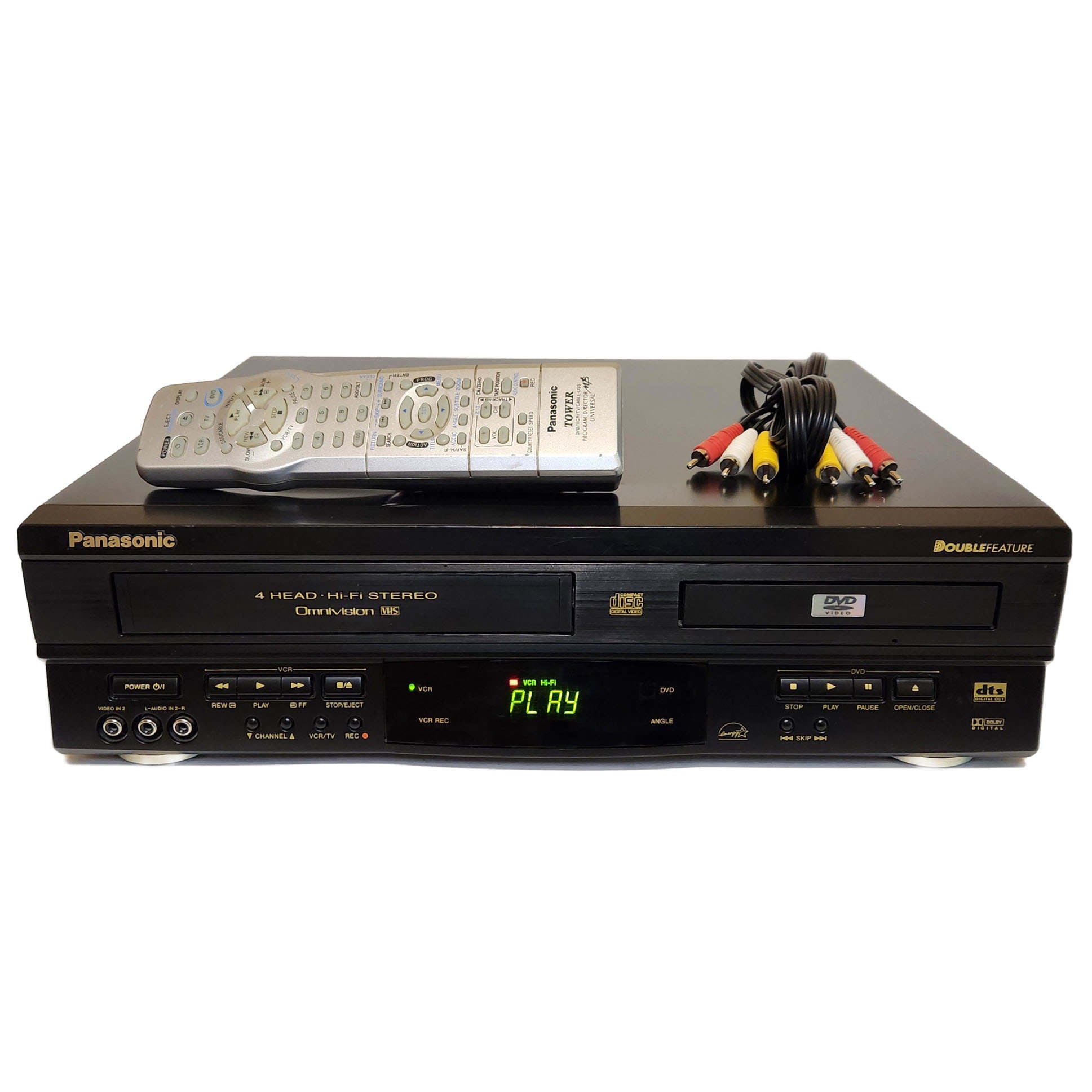 Panasonic PV-D4742 Omnivision VCR/DVD Player Combo