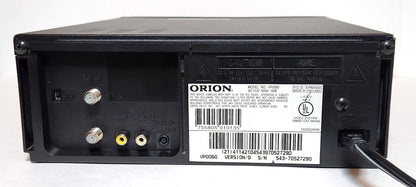 Orion VP0060 Video Cassette Player, 2-Head Mono - Rear