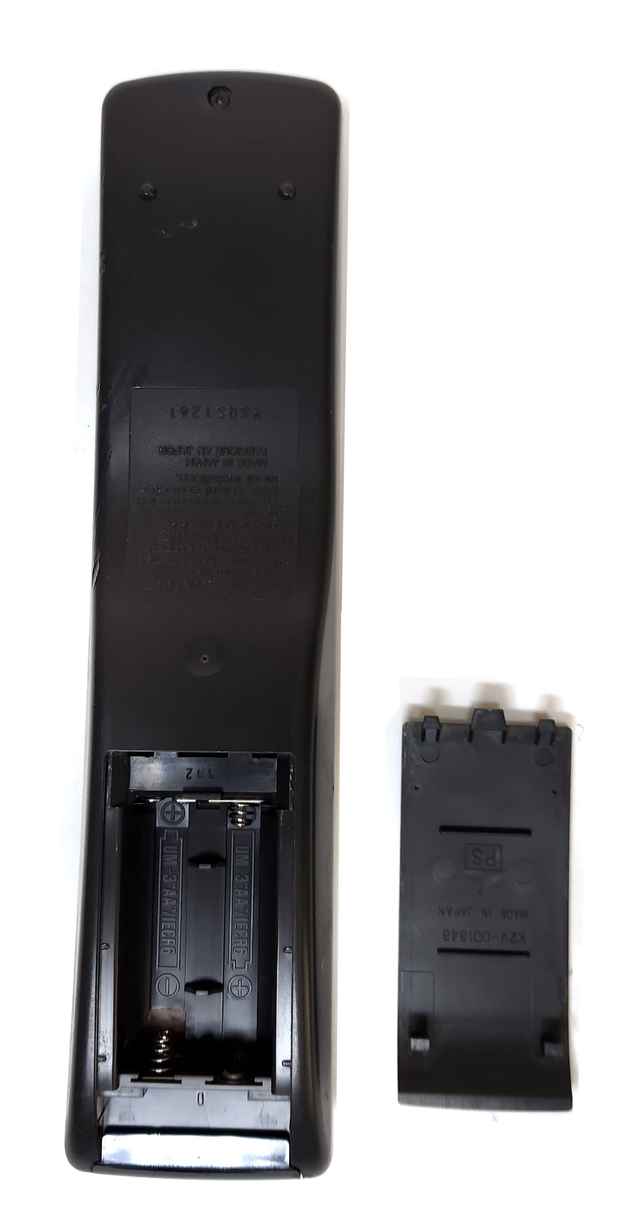 Panasonic VSQS1241 Remote Control for VCR - Battery Compartment