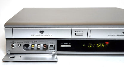 Toshiba D-VKR3SU VCR/DVD Recorder Combo - Left