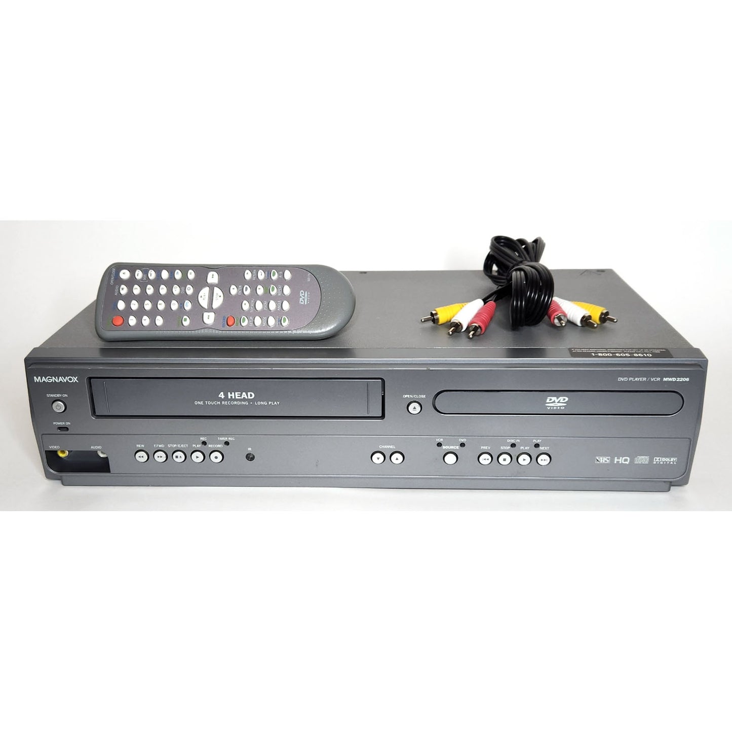 Magnavox MWD2206 VCR/DVD Player Combo