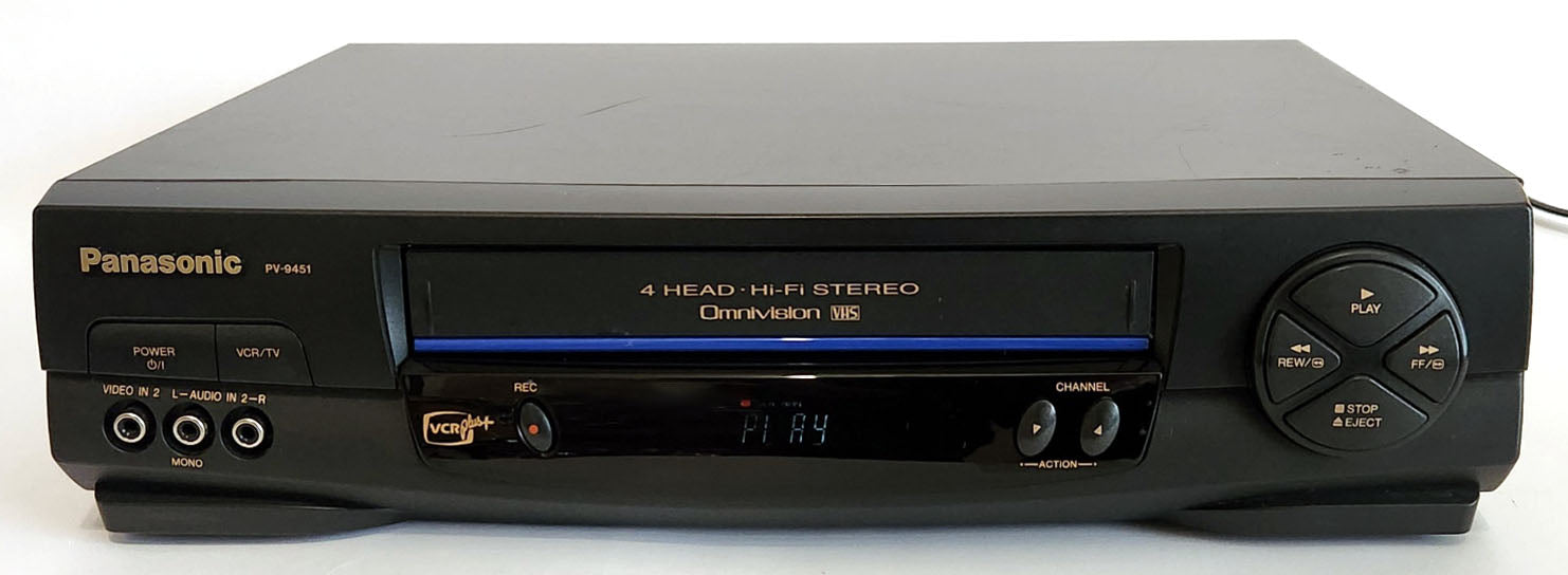 Panasonic PV-9451 Omnivision VCR, 4-Head Hi-Fi Stereo - Front
