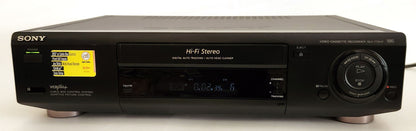 Sony SLV-775HF VCR, 4-Head Hi-Fi Stereo - Front 