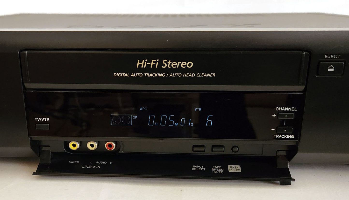 Sony SLV-775HF VCR, 4-Head Hi-Fi Stereo - Front Detail