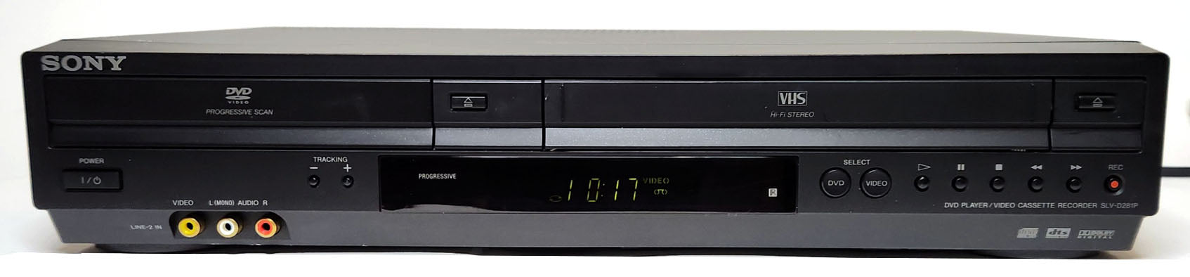 Sony SLV-D281P VCR/DVD Player Combo - Front