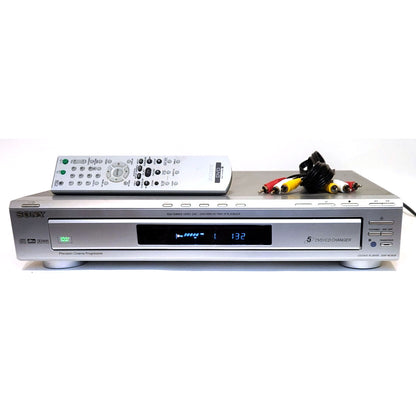 Sony DVP-NC60P DVD/CD Player, 5 Disc Carousel Changer, Silver