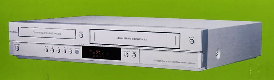 Insignia NS-DRVCR VCR/DVD Recorder Combo