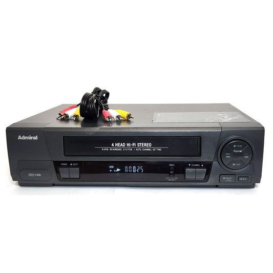 Admiral JSJ20455 VCR, 4-Head Hi-Fi Stereo