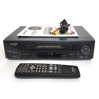 Sharp VC-A410U VCR, 4-Head Mono