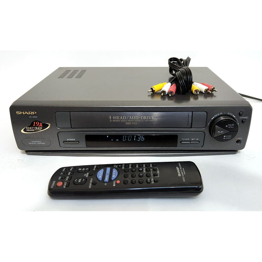 Sharp VC-A542U VCR, 4-Head Mono